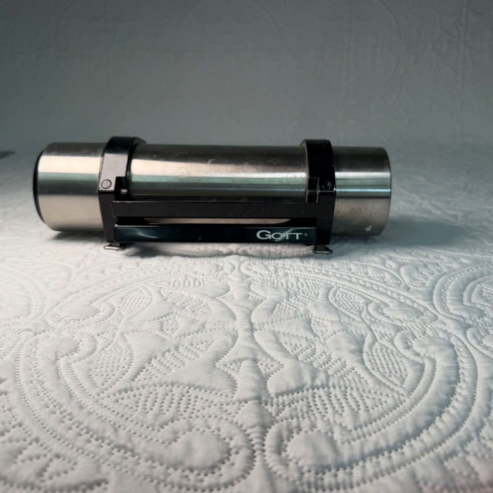 Vintage Gott Stainless Steel Vacuum Thermos 1 Qt Made in Japan Serial 376062